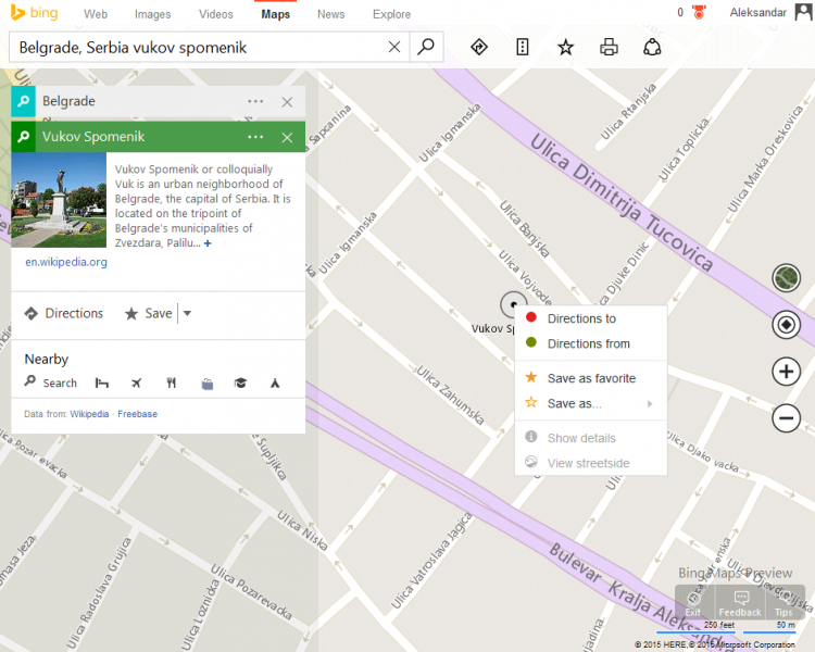 Bing maps preview